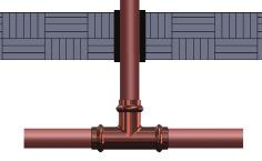 Izolace má tři hlavní funkce - zajišťuje tepelnou izolaci, hlukovou izolaci ( DIN 4109) a umožňuje dilatační pohyby. Důležité je zajistit pružný průchod potrubí z podlahy ven.