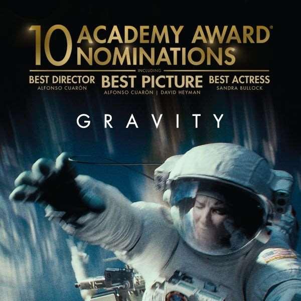 3.3.2014 GRAVITACE 10 nominací 7 oscarů Režie (Alfonso Cuaron) Vizuální efekty