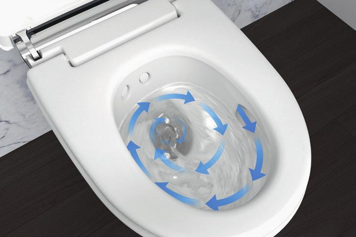Nový pocit pohody Ako to funguje? Jednoducho! Technológia sprchovania WhirlSpray Patentovaná technológia sprchovania WhirlSpray je použitá prvýkrát práve v tomto produkte.