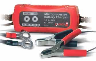 Nabíječka baterií 12/6 V BL150 Nabíječka baterií 12/6 V BL530 Digitální kontrola stavu nabíjení pomocí vestavěného 12-bit AD mikroprocesoru pro optimální dobíjení 4-stupňový dobíjecí cyklus s