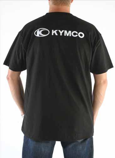 14,95 MZ1620 MZ1621 MZ1622 MZ1623 MZ1624 KYMCO Triko, černé, velikost S KYMCO Triko, černé,