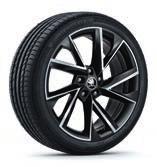 lehké slitiny 8J 20" ET41 pro pneumatiky s rozměry 235/45 R20 v červenočerné barvě dostupné Q4/2018 Vega 565 071 490A FL8 Kolo z lehké slitiny 8J 20" ET41