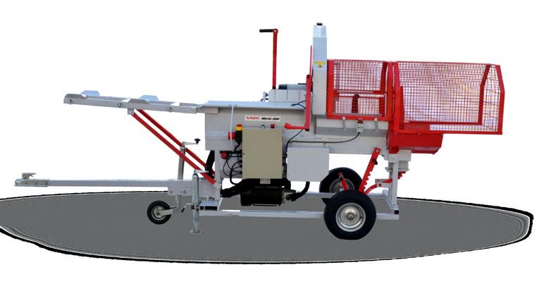 elektromotorem nebo kardanovým hřídelem traktoru štípací tlak 20 tun systém FORCE - zkrácení pracovní dráhy pístu