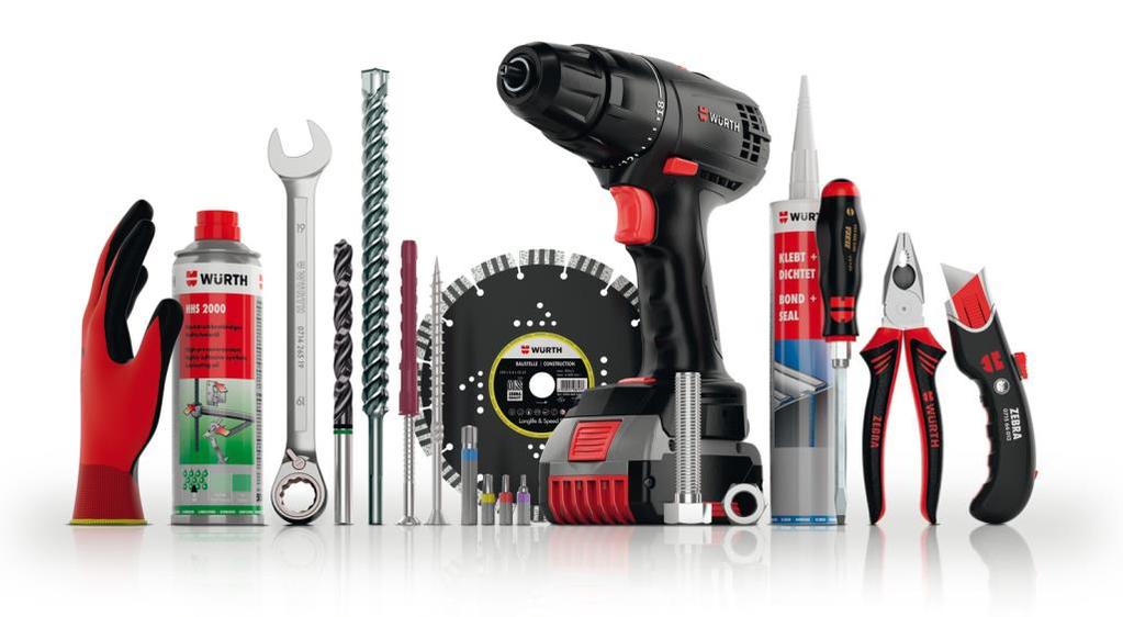 WÜRTH PRODUKTY: ŠIROKÝ SORTIMENT Viac ako 125.
