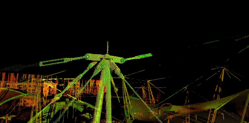 7.3 Zhodnocení dosažených výsledků LSS Větší rozdíly při porovnání prvního a druhého měření LSS jsou způsobeny vynechanými místy při skenování laserovým skenerem.