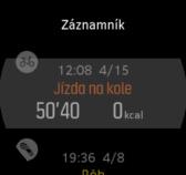 Další nastavení však zůstane zachováno, takže příště můžete v daném sportovním režimu snadno znovu nastavit stejné parametry cvičení. 3.21.