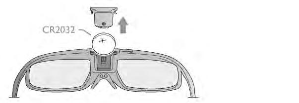 Pokud je kontrolka LED oranžová a nepřerušovaně svítí po dobu dvou sekund, jsou brýle nastaveny pro hráče 1. Pokud je kontrolka LED oranžová a bliká, jsou brýle nastaveny pro hráče 2.