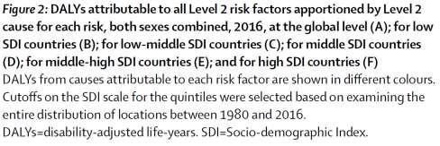 risks or clusters of risks, 1990-2016: a systematic analysis