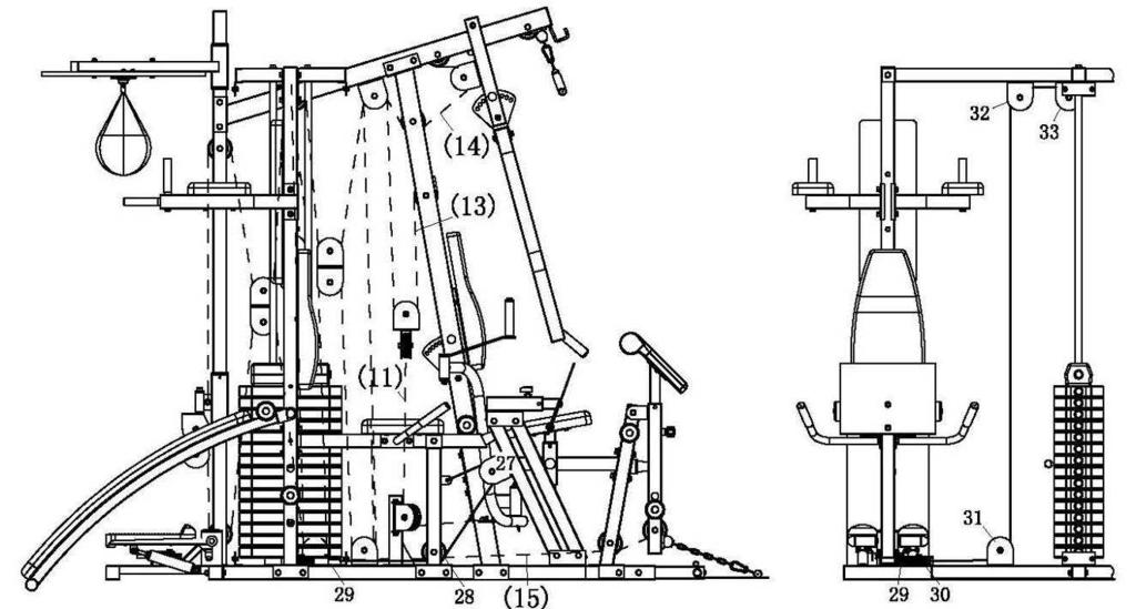 EN CABLE ASSEMBLY (C) 5. CONNECT THE CABLE WITH NO BALL (LONGEST) (12) Connect one end of the cable to side seat vertical support (AO) with hook (10).