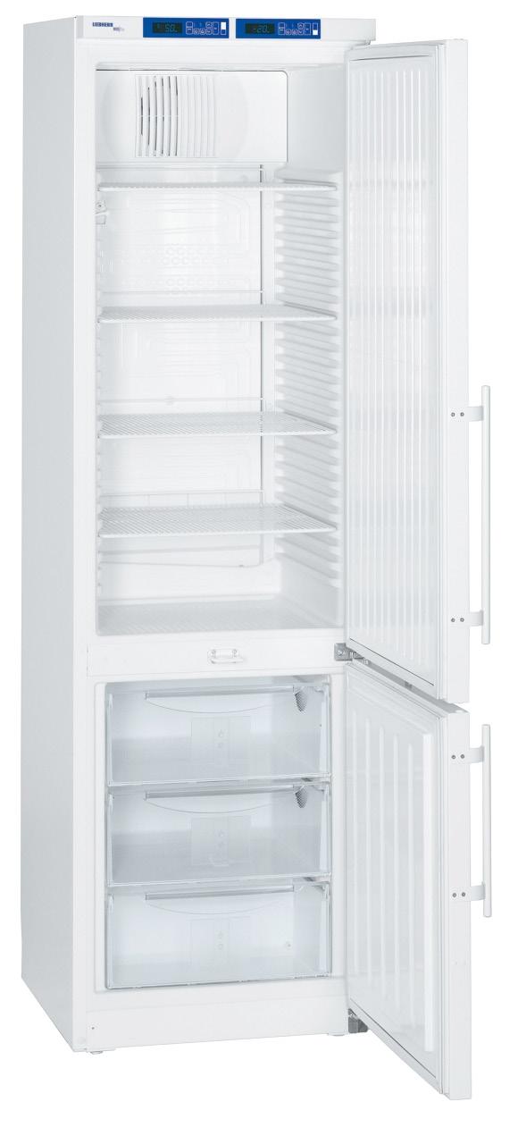 Lednice a mrazáky (xsxs Laboratorní lednice s mrazákem LCv 4010 (LIEBHERR) LCv 4010 Laboratorní skříňová chladnička s mrazákem, +3 až +8 C / -9 až -30 C, 254 + 107 litrů, 5 polic + 3 zásuvky 44 900