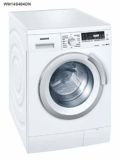 Pro jemnou nebo intenzivní péči o prádlo: automatická pračka s variosoft pracím bubnem Automatická pračka WM 14S464DN Přednosti spotřebiče: tomu se říká super 15 : plnohodnotný prací program na 15