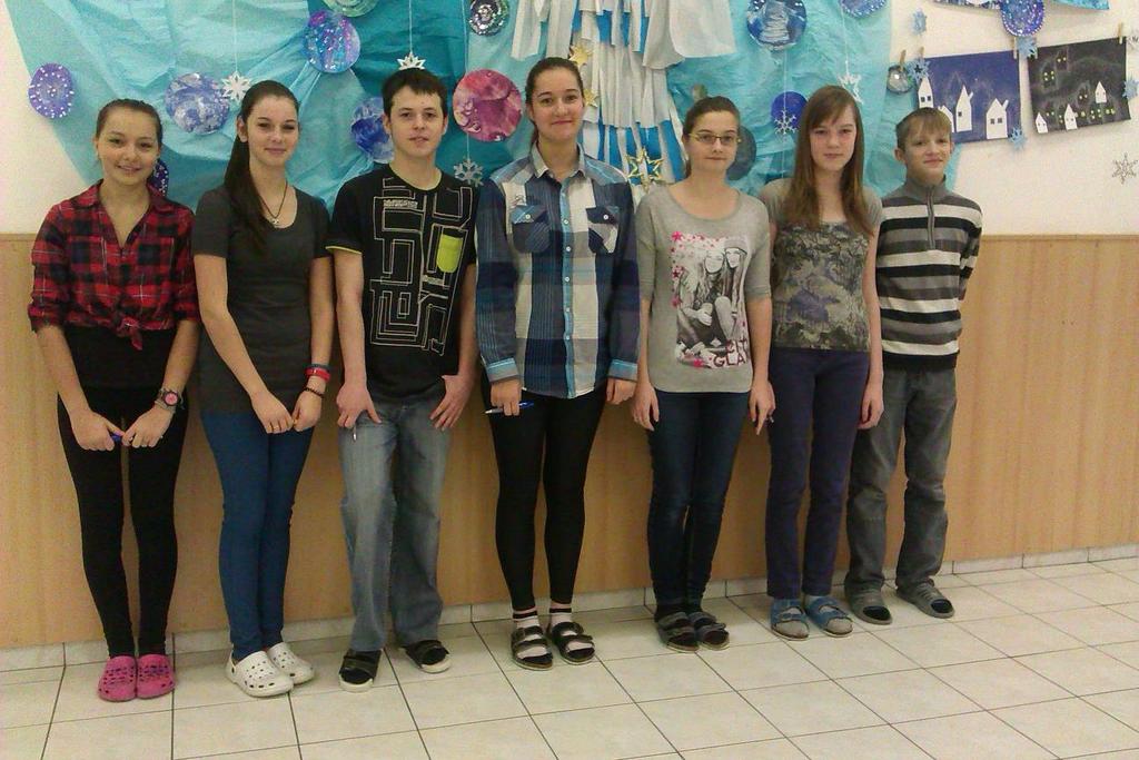 Olympiáda z českého jazyka V úterý 2. prosince 2014 se konala olympiáda z českého jazyka. Olympiády se zúčastnilo 26 žáků a žákyní z 8. a 9. tříd.