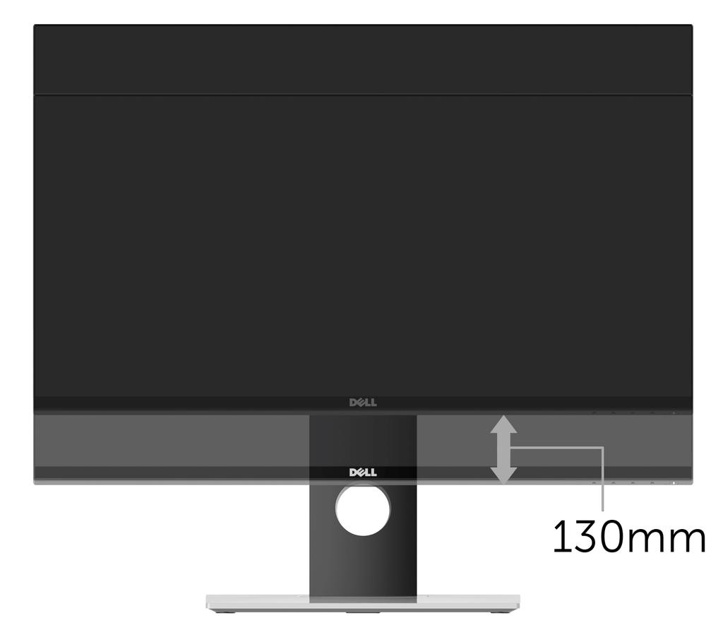 Naklonění Podstavec upevněný k monitoru umožňuje naklonit monitor pro dosažení nejpohodlnějšího úhlu pohledu.