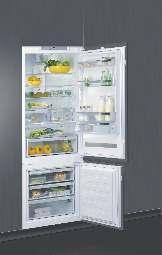 LESSFrost - odmrazování mrazničky - automatické odmrazování chladničky - roční spotřeba energie: 299 kwh - skleněné police - způsob přidělání dveří: pojezdy - rozměry (v x š x h):
