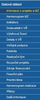 3.6. Pokyny k vyplnění první části monitorovací zprávy 3.6.1.