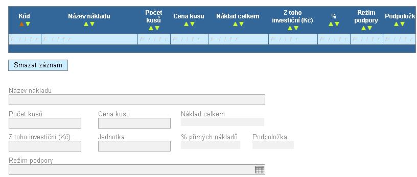 Výběr typu pozice vyberte ze seznamu typových pozic pozici manažerskou a administrativní nebo pozici odbornou.