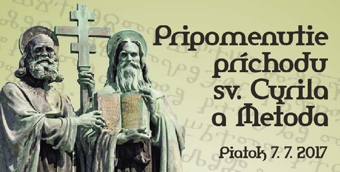 z dění v klubu připomenutí příchodu sv.cyrila a metoděje 14. července 2017 