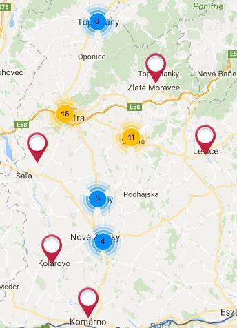 - 25-4.3 Dodávatelia automobilového priemyslu vo VÚC Nitra V Nitrianskom kraji pôsobí 45 dodávateľov, pričom z pohľadu dosiahnutých tržieb sa za najväčšieho sa považuje Duslo, a.s. z kategórie Iní.
