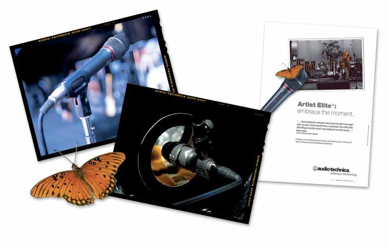 v mikrofony pro Zivé Ozvucení v #13 série artist elite #14 - #15 Těsná spolupráce firmy Audio-Technica se