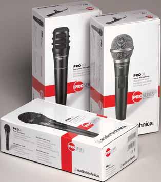 #24 pro series microphones dynamické mikrofony série Pro ( PC 320-MC 240 ) DYNAMICKÉ MIKROFONY DO RUKY Dynamické mikrofony ze série Pro mají neodymiový magnetický systém Hi-ENERGY, který garantuje