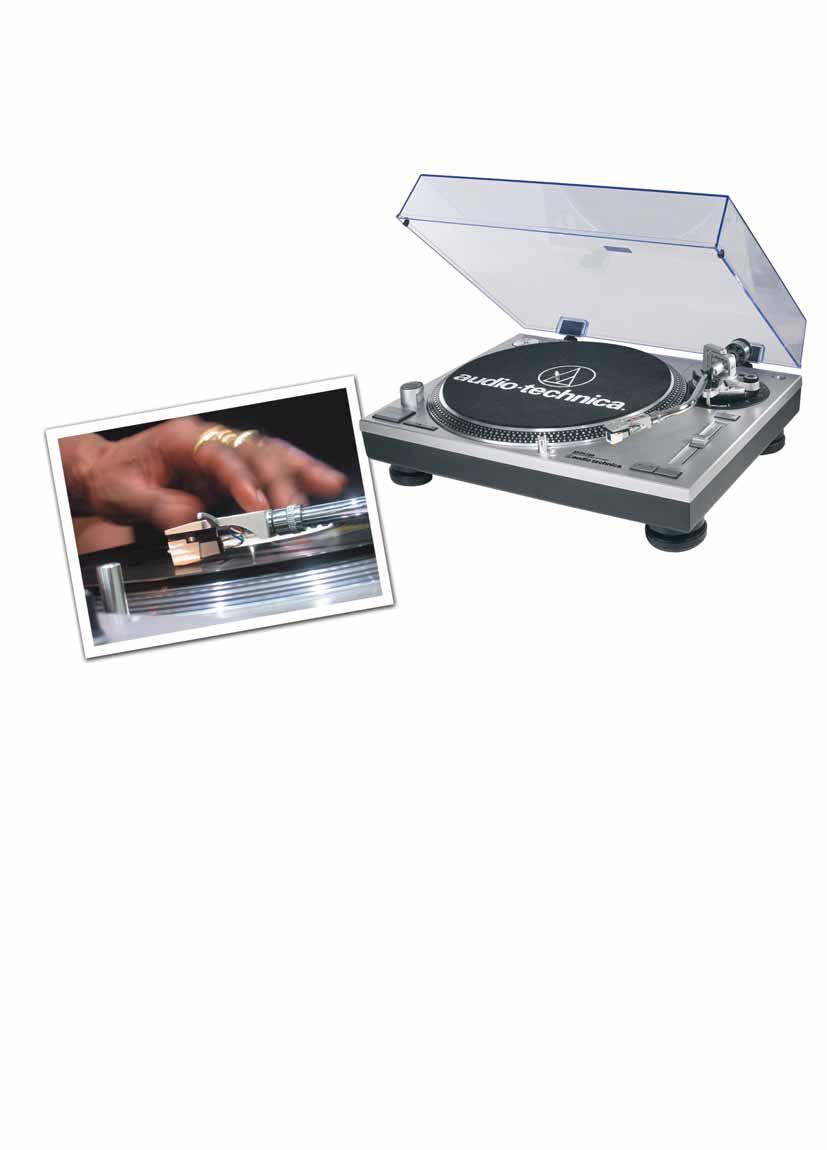 #80 turntable profesionální gramofony ( PC 640-MC 510) AT-PL120 Profesionální stereofonní gramofon Přímý pohon - motor s vysokým točivým momentem Volitelné otáčky 33/45/78 ot./min.