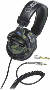 sluchátkový element pro snadný monitoring jedním uchem Uzavřená dynamická stereofonní sluchátka s výjimečnou čistotou zvuku Drivery 40 mm s neodymiovými