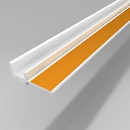 6 Začišťovací okenní profil PVC 6 mm /2400 - hnědá V 582 112 001 30 72 100 7 200 6 Síla omítky (mm) Okenní začišťovací