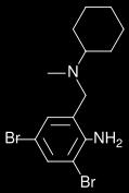 Bromhexin B r o m h e x i n j e l á t k a s e s t r u k t u r n í m i z n a k y v a s i c i n u.