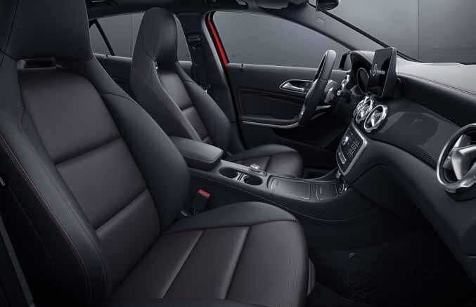 51 Sada AMG Exclusive. Tato kombinace vysoce kvalitní výbavy interiéru vychází z linie AMG a nabízí maximální míru exkluzivity, individuality a sportovního ladění.