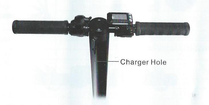 Charger hole- port pro nabíjení koloběžky Složení a