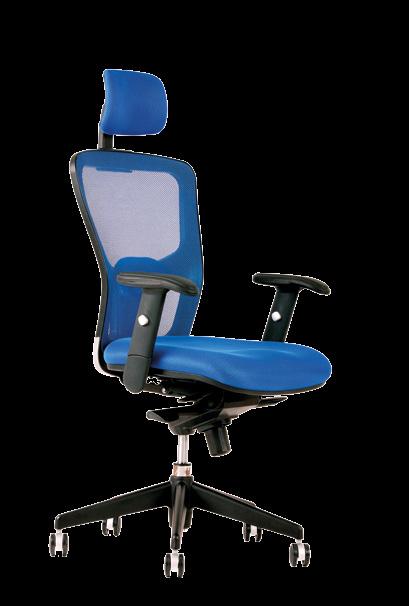 PARAVÁNY KUCHYNĚ SKŘÍNĚ STOLY 64 Kancelářská židle Dike s anatomicky tvarovaným sedákem a prodyšným opěrákem je jako stvořená pro celodenní sezení u počítače a zpříjemní vám tak