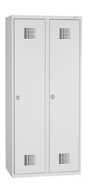 dveře modrá RAL 5015 nebo komplet světle šedá RAL 7035 SS 30- SS 40- dílná kovová šatní skříň