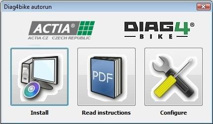 1. ÚVOD Přiložený USB DISK obsahuje veškerý potřebný software pro používání systému DIAG4BIKE, vč. tohoto návodu na obsluhu.