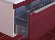 .. AQUA Veškerý koupelnový nábytek Deco je vybaven  Deco Flat - DF 100 Forum Spodní skříňka s umyvadlem Deco