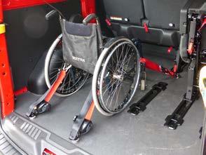 cestujících na invalidním vozíku