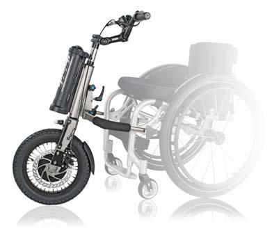 Triride změní invalidní vozík na elektroskútr Triride nabízí nový způsob pohybu pro každého, kdo používá invalidní