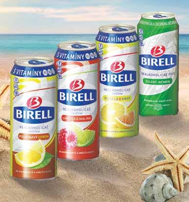 Terno nápojové centrum Birell 0,5 l nealkoholické pivo zelený ječmen, ochucené - vybrané druhy; 1 l = 29,80 sleva 25 % 1490 39,90 Relax 1 l vybrané druhy; 1 l =