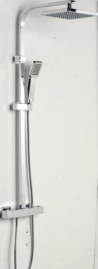 Sprchový sloup s termostatickou baterií výška 1042 mm, rozteč 150 mm chrom 6 990,- 8