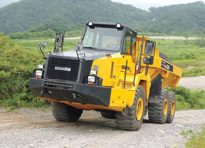 HM 300 Kloubový dumper HM300-2 VÝKON MOTORU 254 kw / 345 PS @