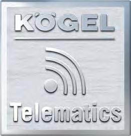 Kögel Telematics Telematický modul návěsu Kögel + webový portál