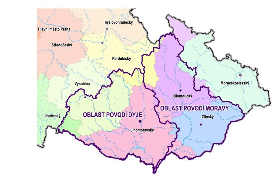 PLÁNOVÁNÍ V OBLASTI VOD V ROCE 2007 OBLAST POVODÍ DYJE Předběžný přehled významných problémů nakládání s vodami v oblasti povodí Dyje včetně výchozího vymezení silně ovlivněných vodních útvarů a