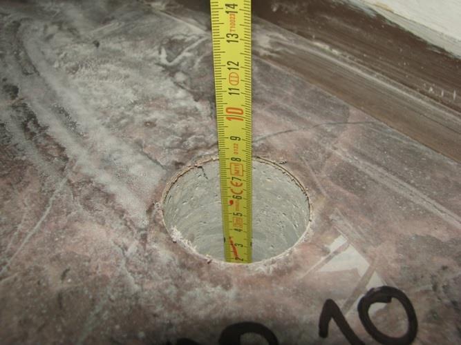 2 mm lepidlo původní povrchová úprava betonu tl.