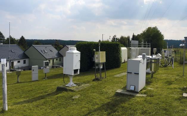 Monitoring kvality ovzduší v rámci projektů ACTRIS a EMEP na Observatoři Košetice. Air quality monitoring under the ACTRIS and EMEP projects at the Košetice Observatory.