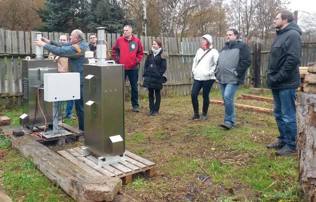 Návštěva stanice v Hřivicích byla součástí 4. kontrolního dne projektu Monitoring kvality ovzduší v rámci specifického cíle 2.1 Operačního programu Životního prostředí.