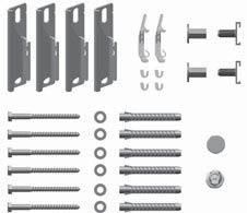Příslušenství pro desková otopná tělesa Verteo Označení Obrázek Popis Číslo výrobku Množství Množstevní Cena / množstevní CZK bez DPH Typ radiátoru FSN PSN / PLS Sada stěnových konzolí (krátkých) pro