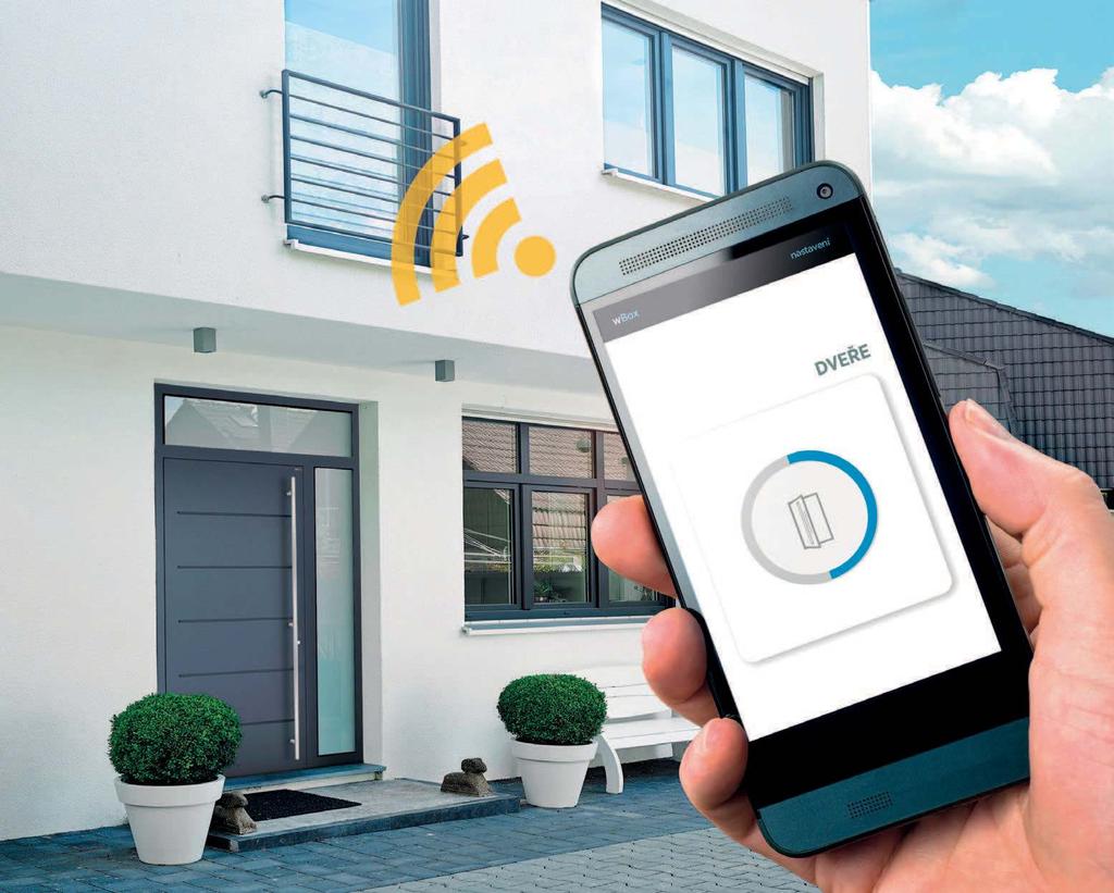 Ri-Co - ovládejte vstup do domu přes svůj chytrý telefon Ovladač Ri-Co vám zajistí bezpečnost a kontrolu vašeho domu.