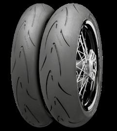 Sportovní pneumatika pro střední sportovní motocykly a třídu Supermoto. SPORT/ SUPERSPORT Nová směs pro lepší ovladatelnost při měnících se podmínkách (např.