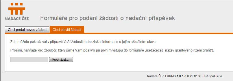 Budete-li mít klíč uložen, objeví se obrazovka Stahování bylo dokončeno, kterou kliknutím na