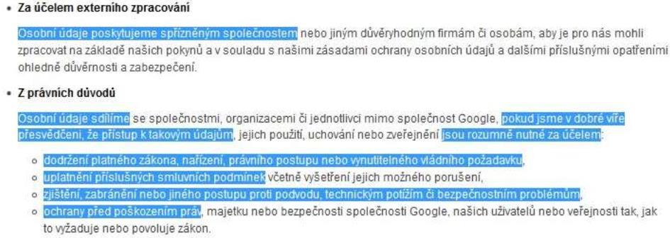 užívání