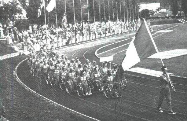 Obrázek 7. Zahajovací ceremoniál Řím 1960. Zdroj: https://www.paralympic.org/rome-1960 1964 - TOKIO, Japonsko Druhé paralympijské hry se uskutečnily 8. - 12. listopadu v hlavním městě Japonska.